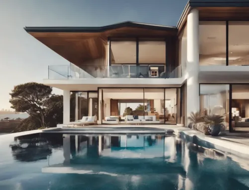 Private pool waterfront mansion the pinnacle of luxury living