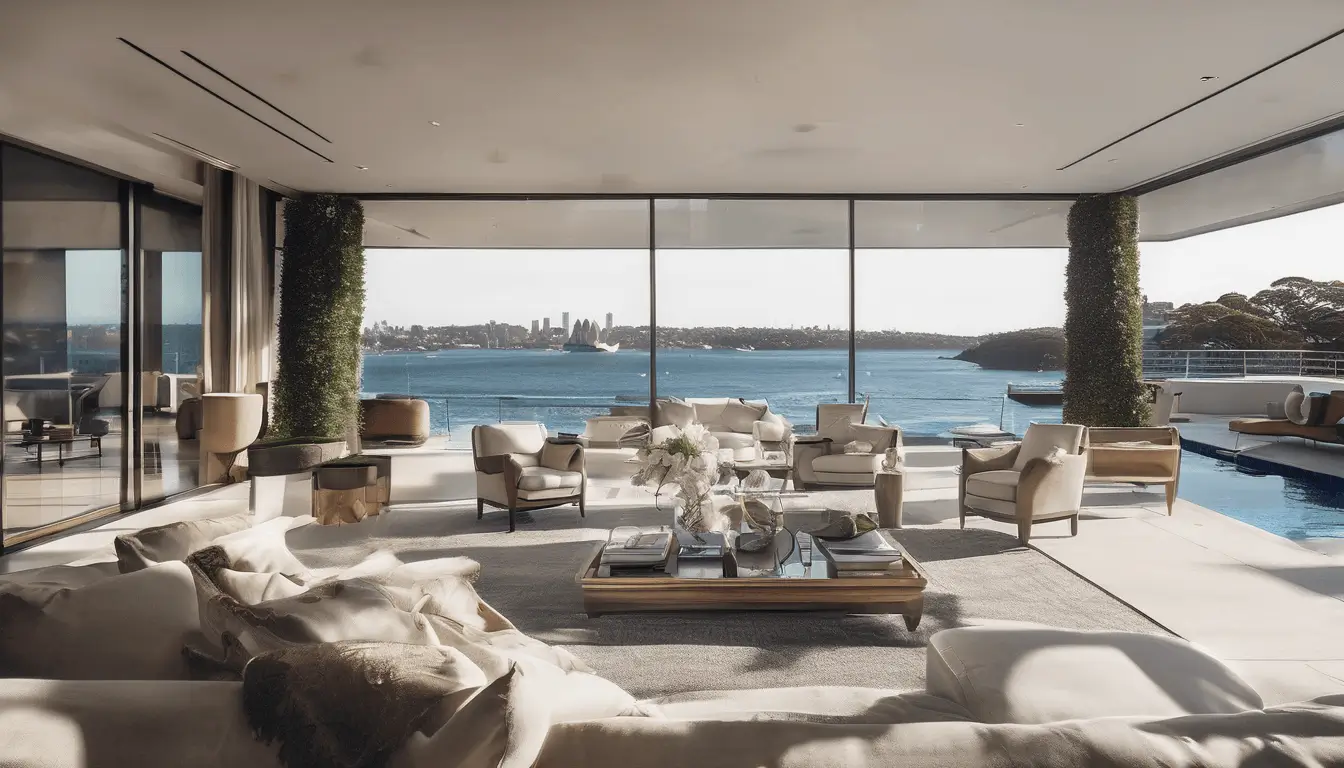 Waterfront mansion Sydney with pool Waterfront mansion Sydney with pool