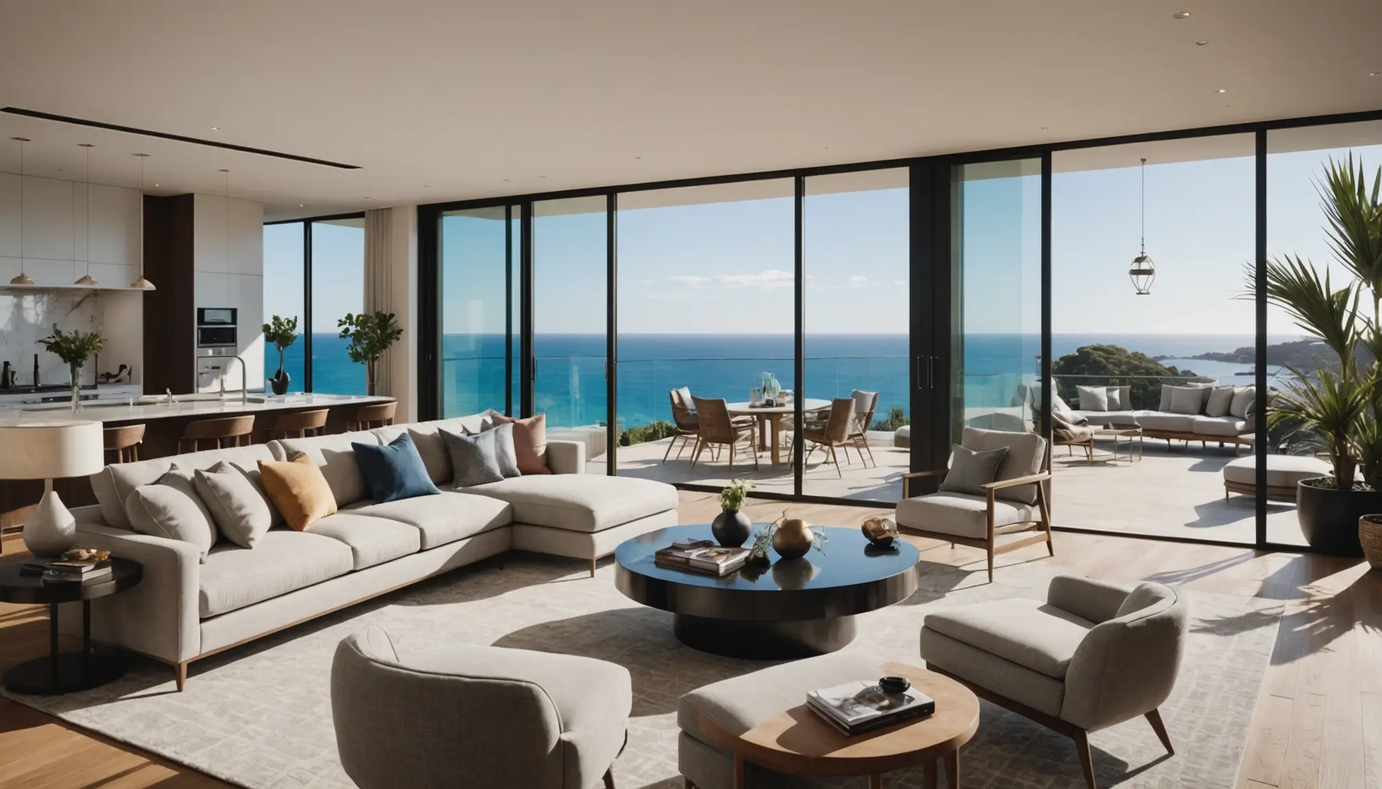 sydney luxury waterfront apartments short term with harbour views and private terrace