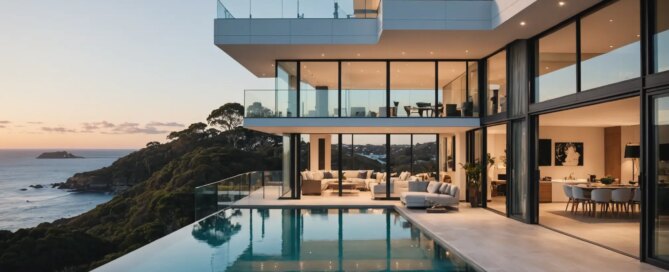 luxury sydney harbour villa rental waterfront property with pool and harbour views