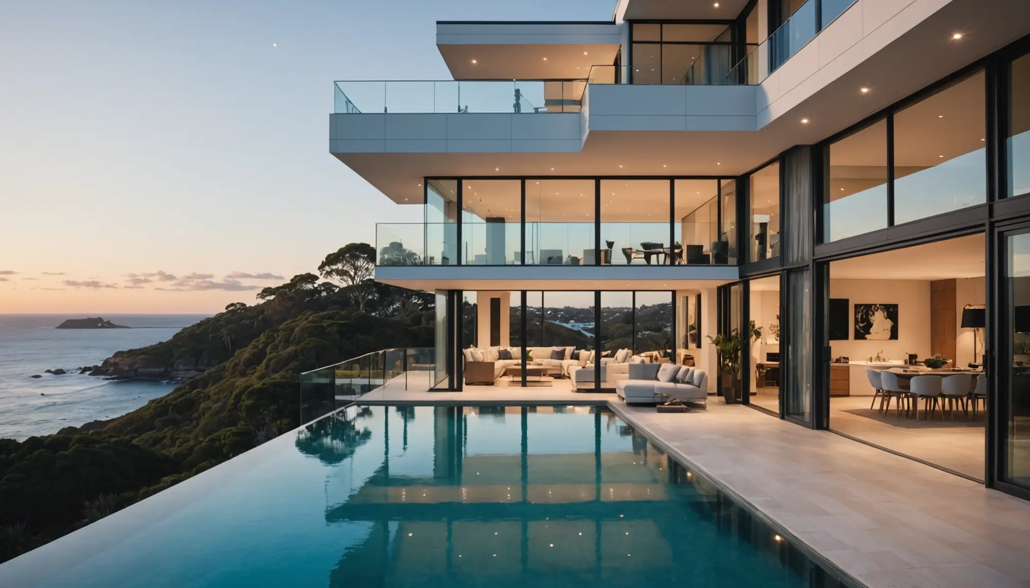 luxury sydney harbour villa rental waterfront property with pool and harbour views