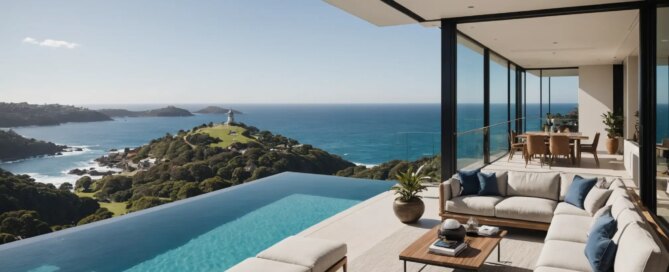 sydney harbour luxury apartment weekly rental interior with harbour bridge views