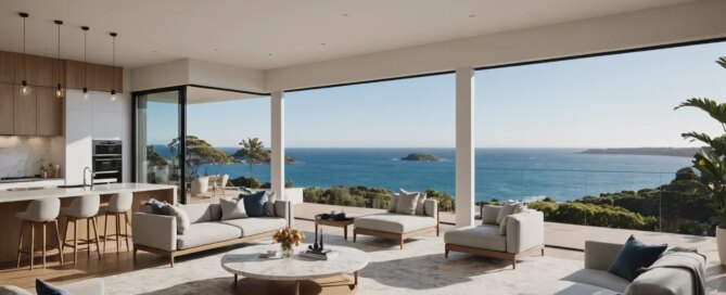 sydney harbour luxury house rental waterfront exterior view