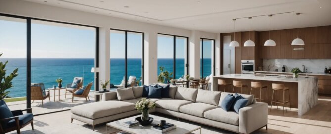 luxury sydney harbour waterfront penthouse rental with panoramic harbour views and private terrace