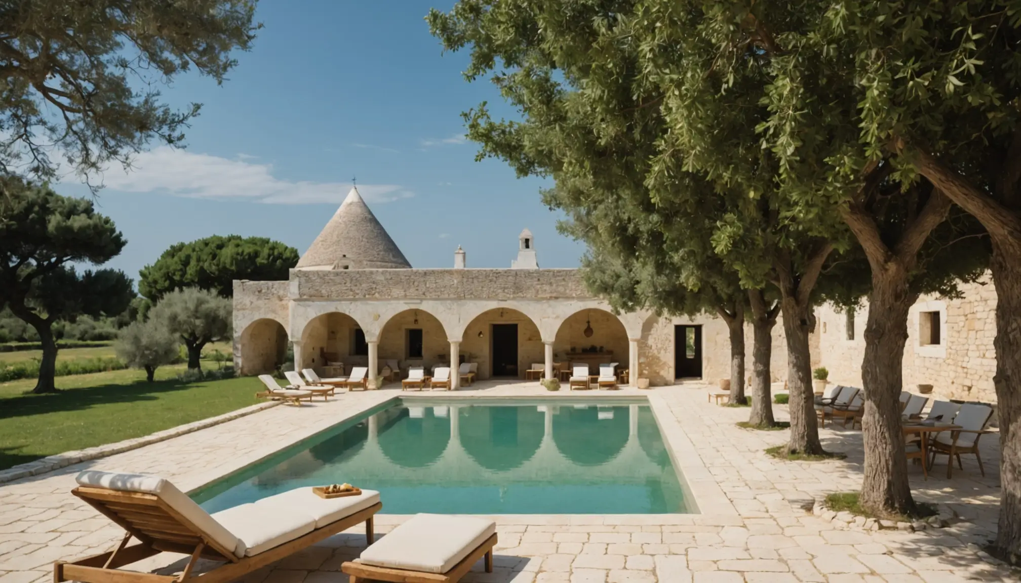 masseria ostuni luxury garden retreat puglia exterior with olive groves and pool