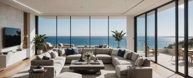 premium short stay sydney luxury harbour apartment interior