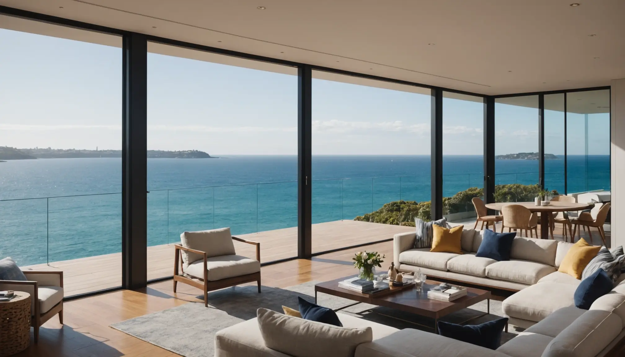 ultra luxury accommodation sydney harbour residence interior with floor to ceiling harbour views ultra luxury accommodation sydney harbour residence interior with floor to ceiling harbour views