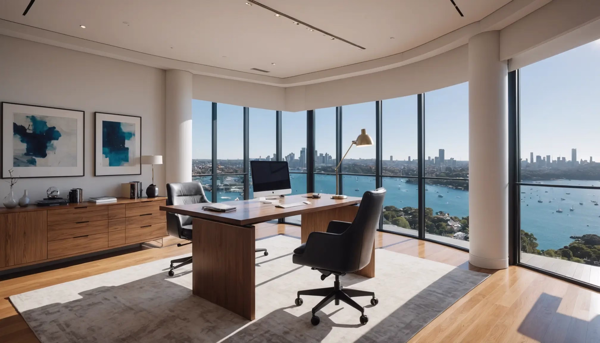 corporate executive housing sydney luxury apartment workspace